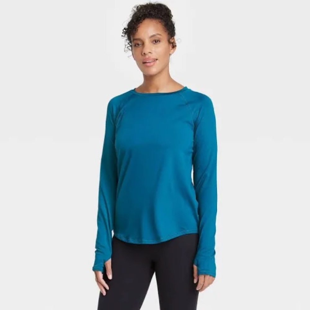 All In Motion by target blue polyester long sleeve